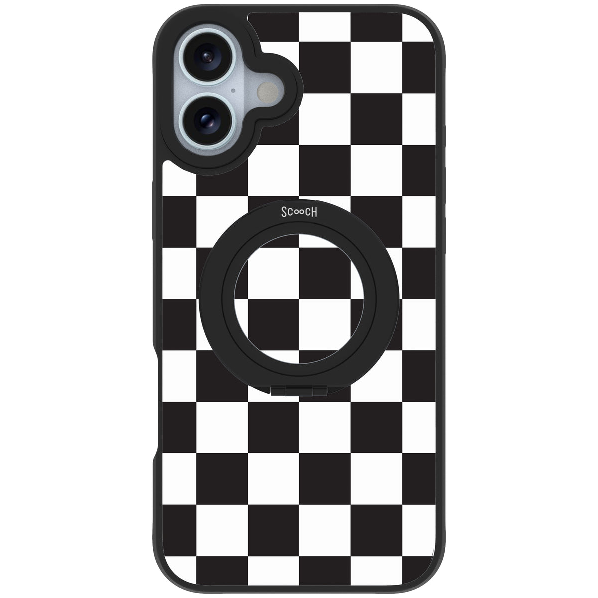 Scooch HaloCase Checkered for iPhone 16 Plus case