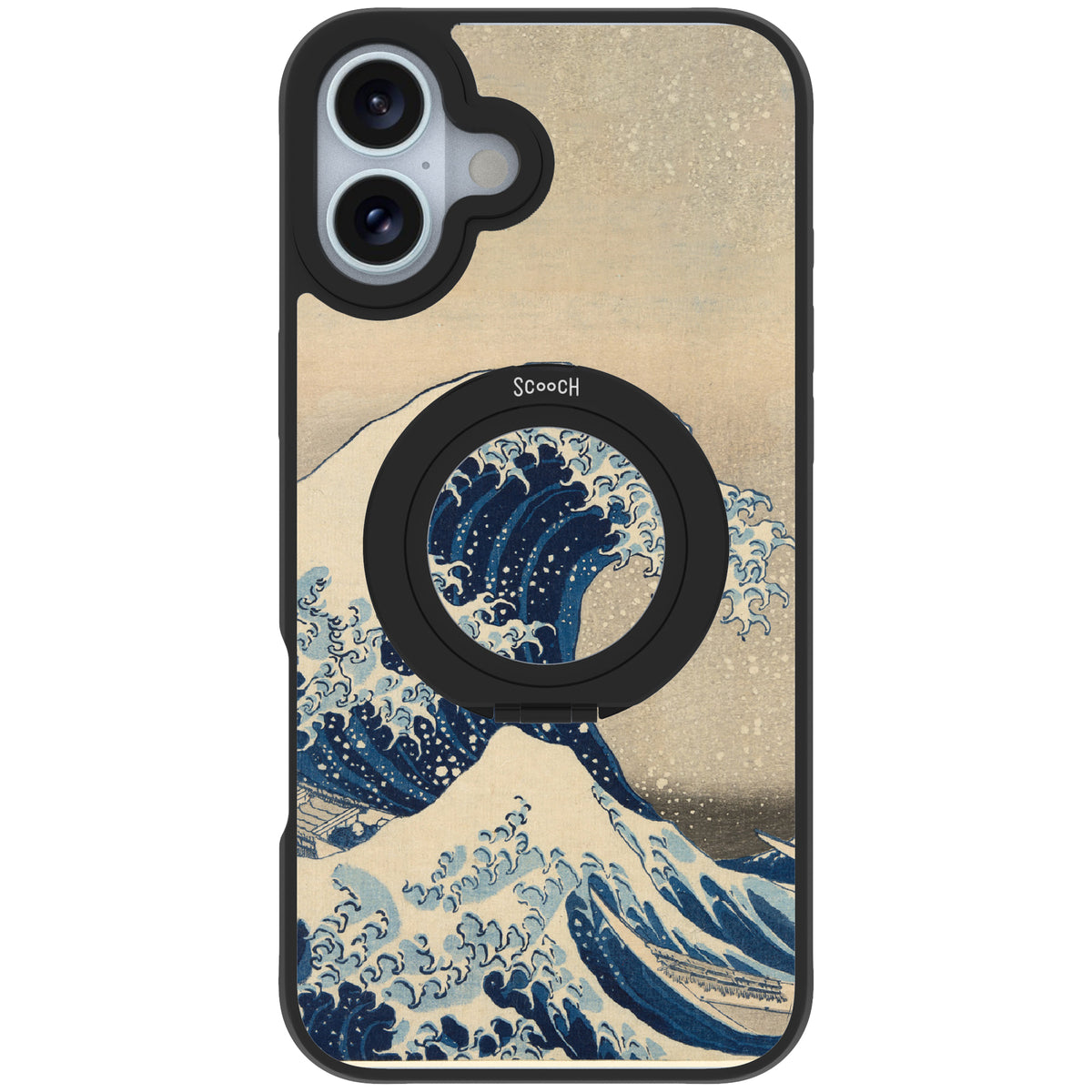 Scooch HaloCase Great Wave for iPhone 16 Plus case
