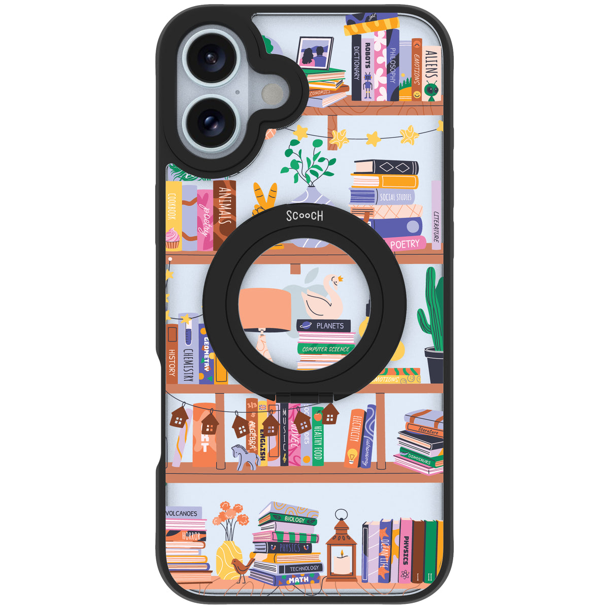 Scooch HaloCase Little Library for iPhone 16 Plus case