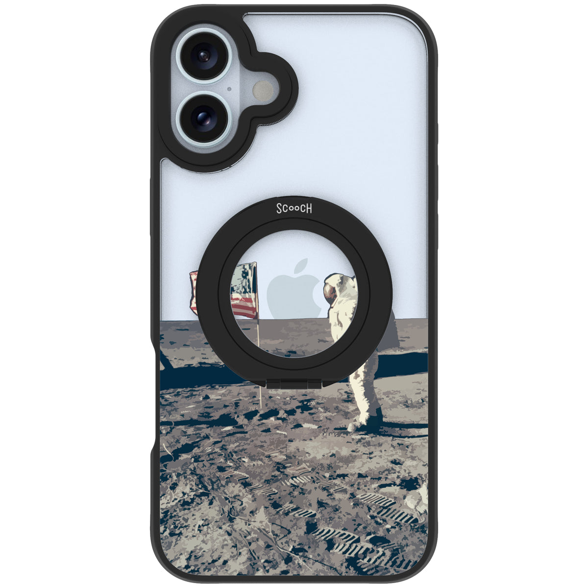 Scooch HaloCase Lunar Landing for iPhone 16 Plus case