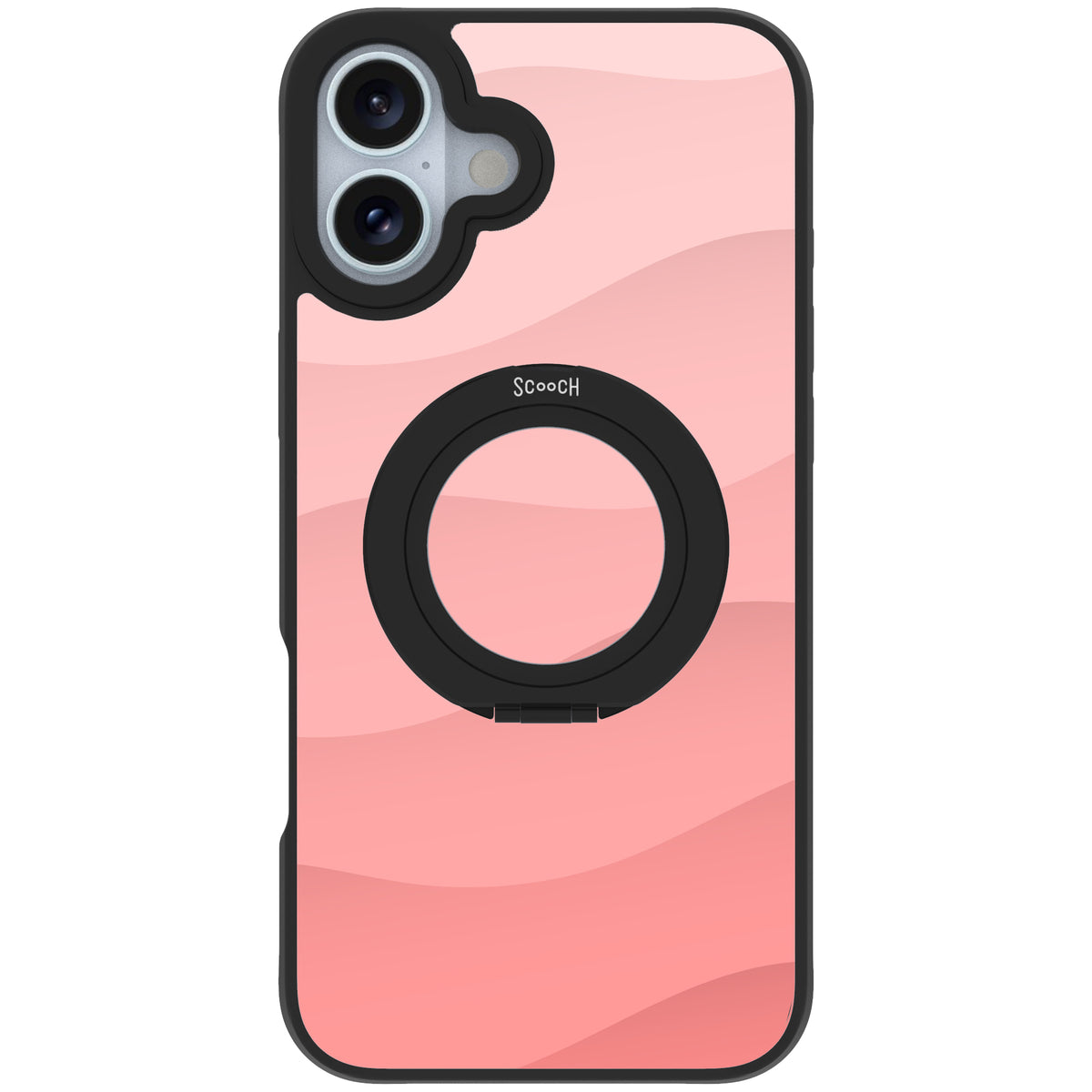 Scooch HaloCase Pink Waves for iPhone 16 Plus case
