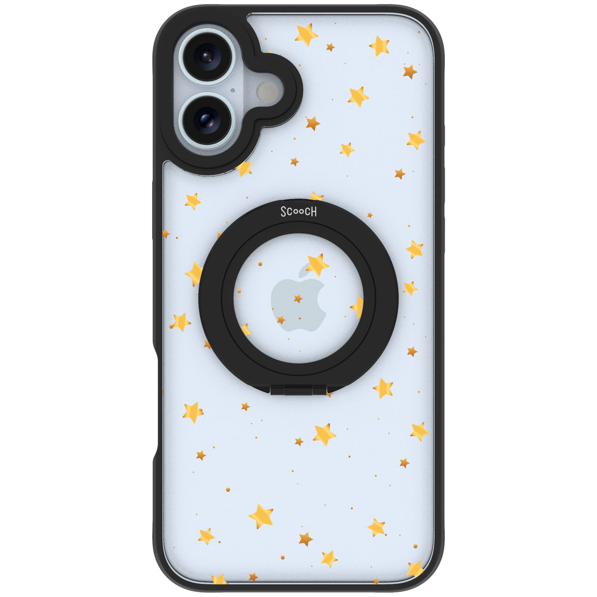 Scooch HaloCase Gold Stars for iPhone 16 Plus case