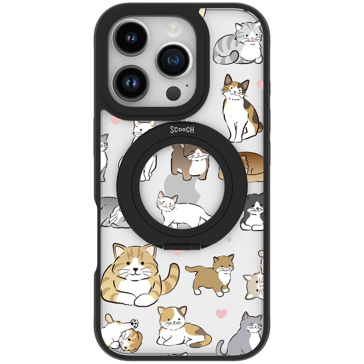 Scooch HaloCase Cat Party for iPhone 16 Pro case