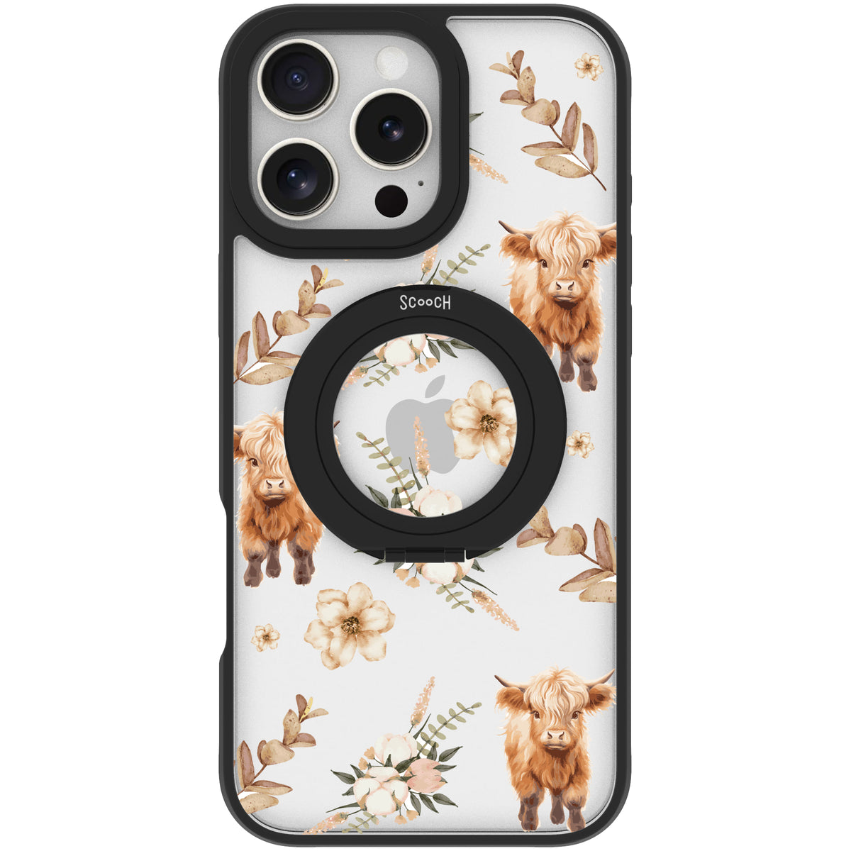 Scooch HaloCase Baby Cow for iPhone 16 Pro Max case