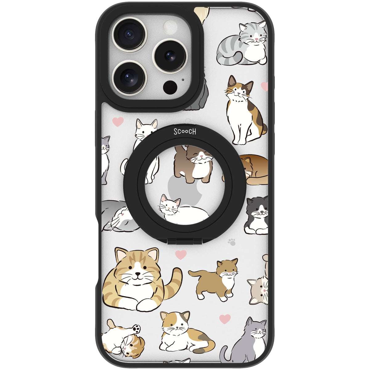 Scooch HaloCase Cat Party for iPhone 16 Pro Max case
