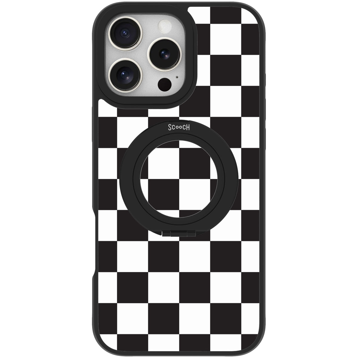 Scooch HaloCase Checkered for iPhone 16 Pro Max case