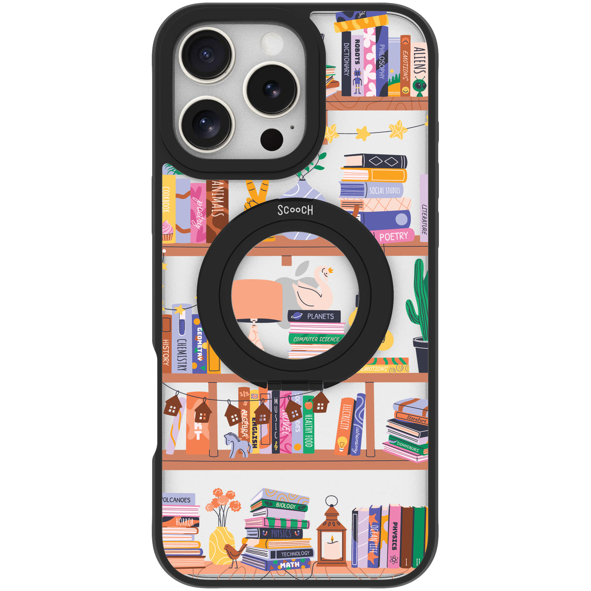 Scooch HaloCase Little Library for iPhone 16 Pro Max case
