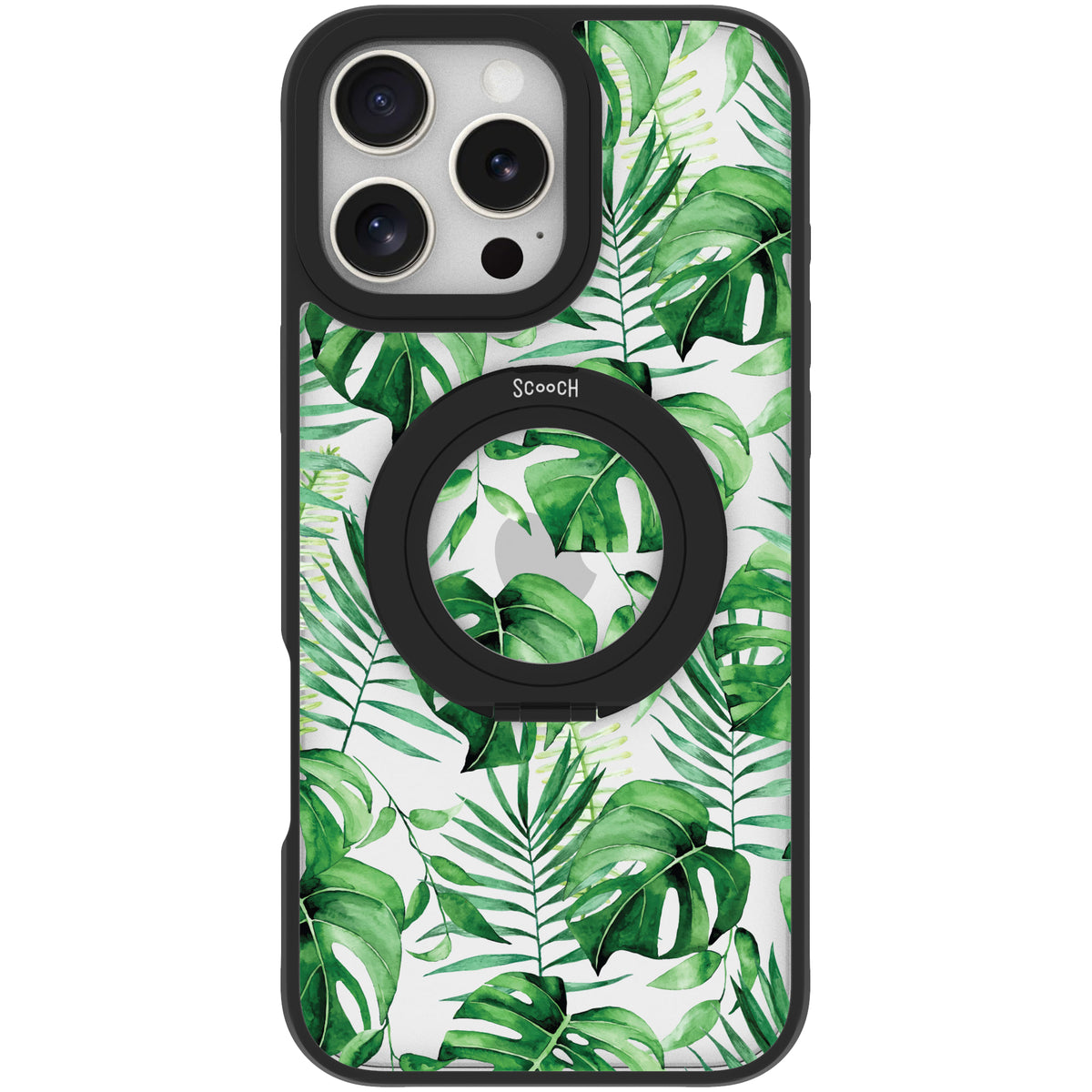 Scooch HaloCase Monstera for iPhone 16 Pro Max case