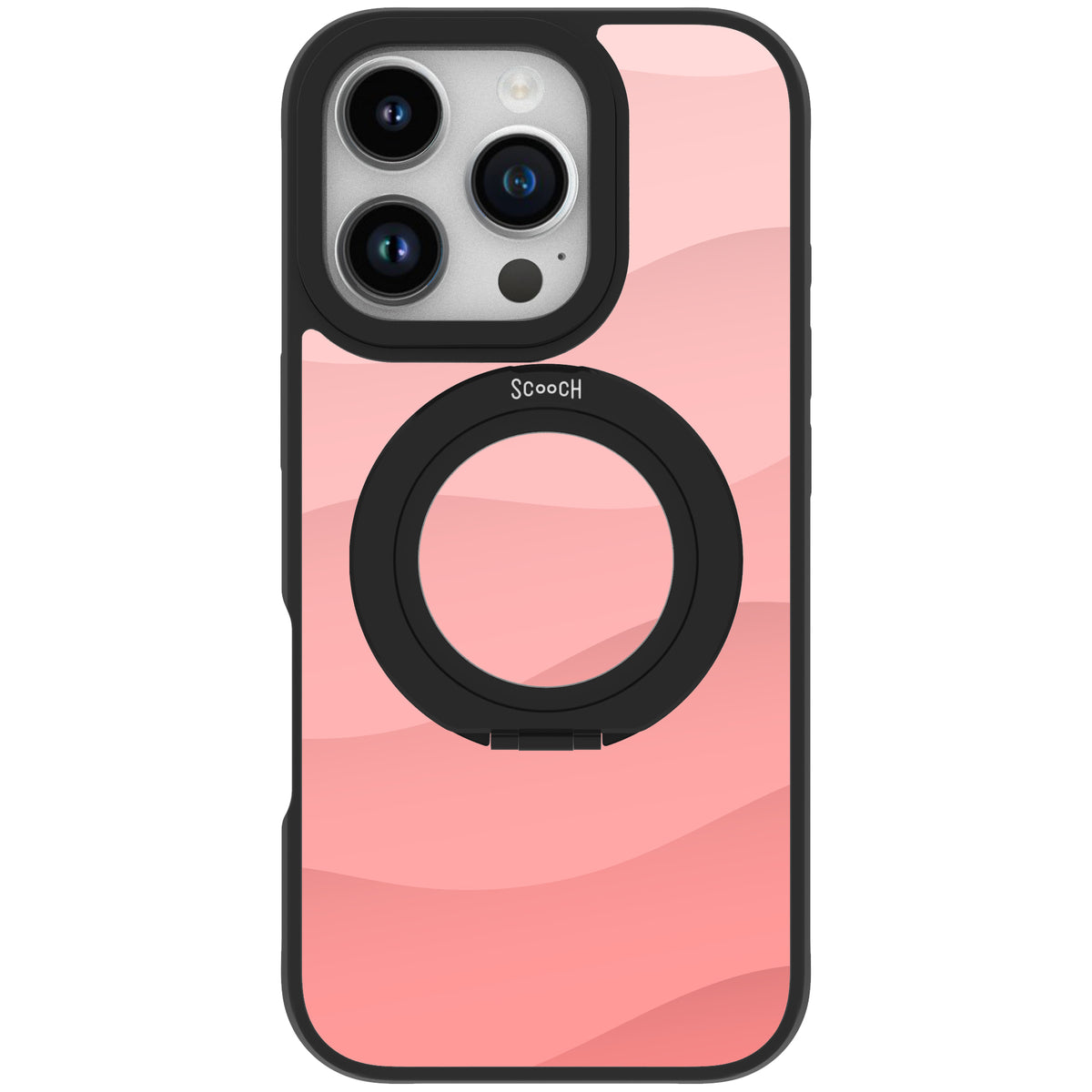 Scooch HaloCase Pink Waves for iPhone 16 Pro case
