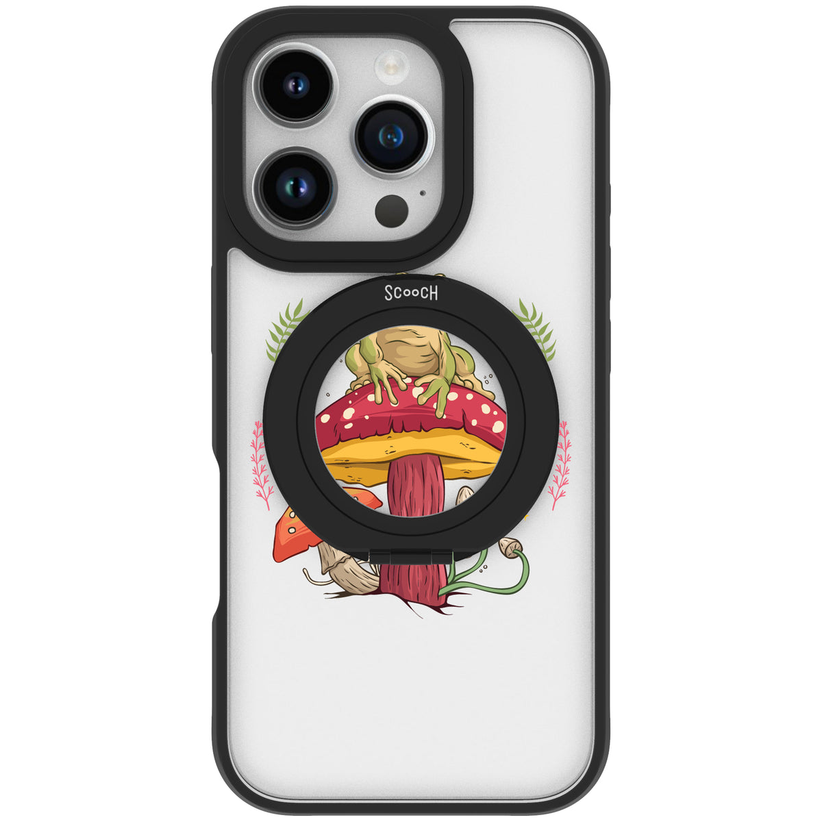 Scooch HaloCase Toadstool Frog for iPhone 16 Pro case