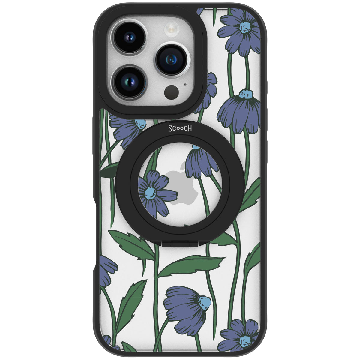 Scooch HaloCase Violet Daisy for iPhone 16 Pro case