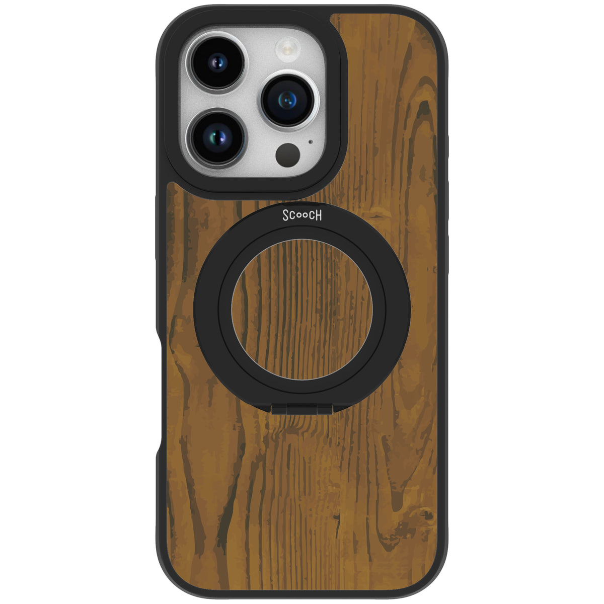 Scooch HaloCase Wood Grain for iPhone 16 Pro case