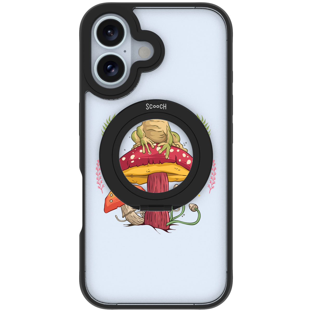 Scooch HaloCase Toadstool Frog for iPhone 16 case