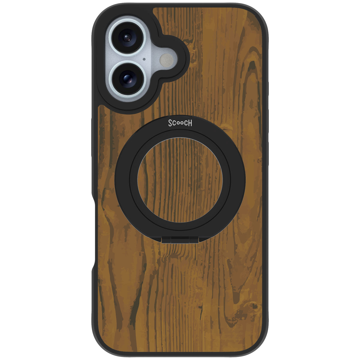 Scooch HaloCase Wood Grain for iPhone 16 case