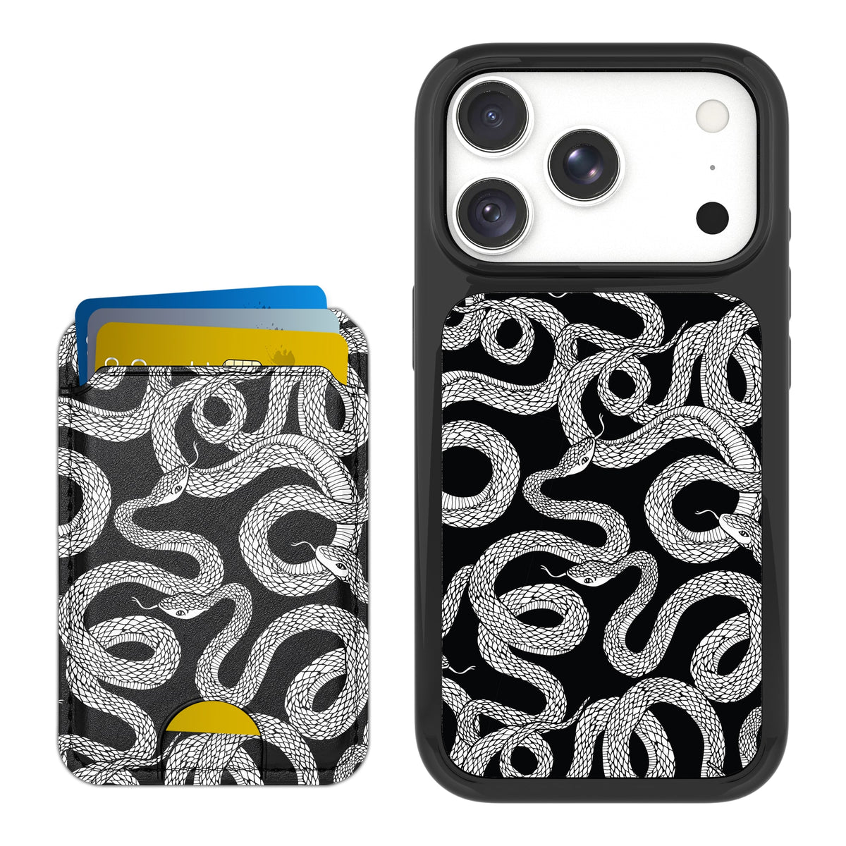 Scooch MagCase Snakes for iPhone 18 Pro with Matching MagWallet