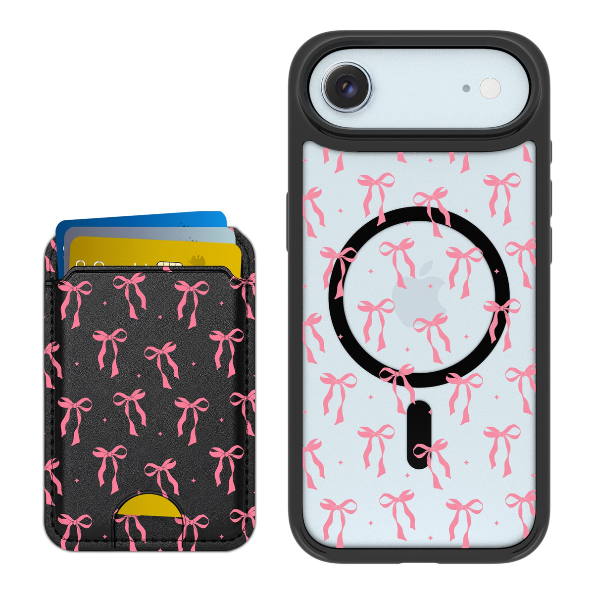 Scooch MagCase Pink Bows for iPhone Air with Matching MagWallet