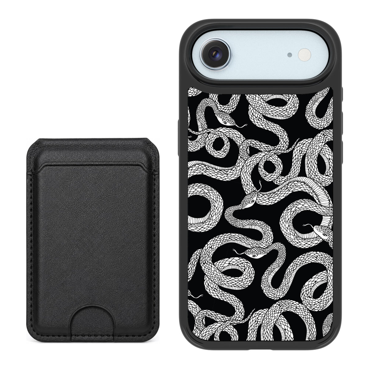 Scooch MagCase Snakes for iPhone Air with Black MagWallet