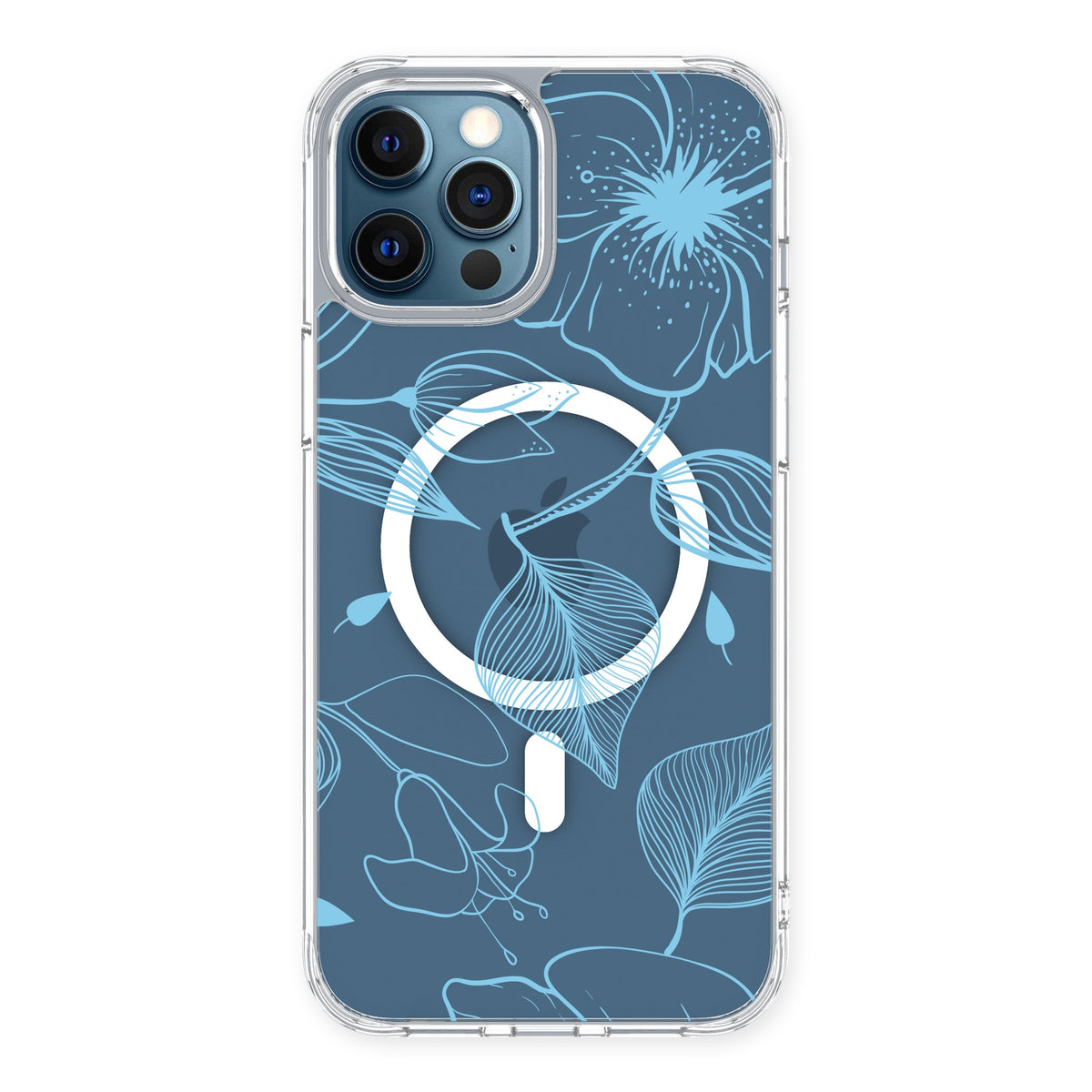 MagCase blue hibiscus iPhone 12 Pro Case
