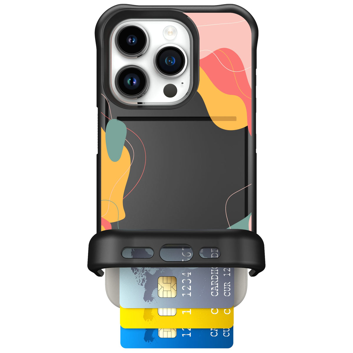Scooch Wingmate Abstract Pastel for iPhone 15 Pro — Case
