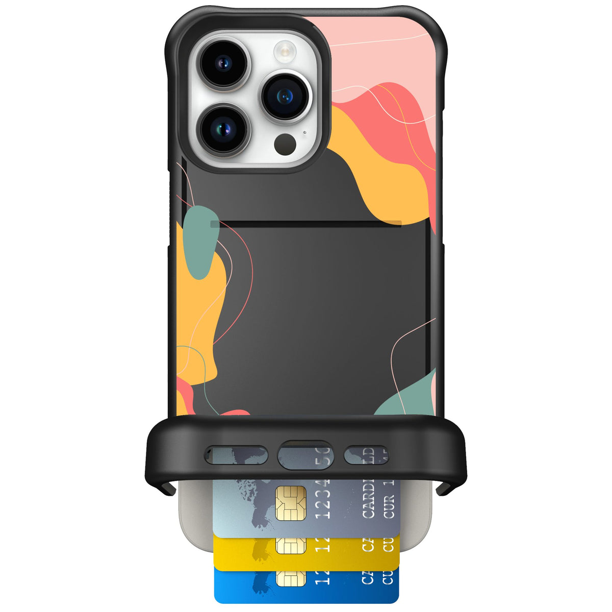Scooch Wingmate Abstract Pastel for iPhone 15 Pro Max — Case