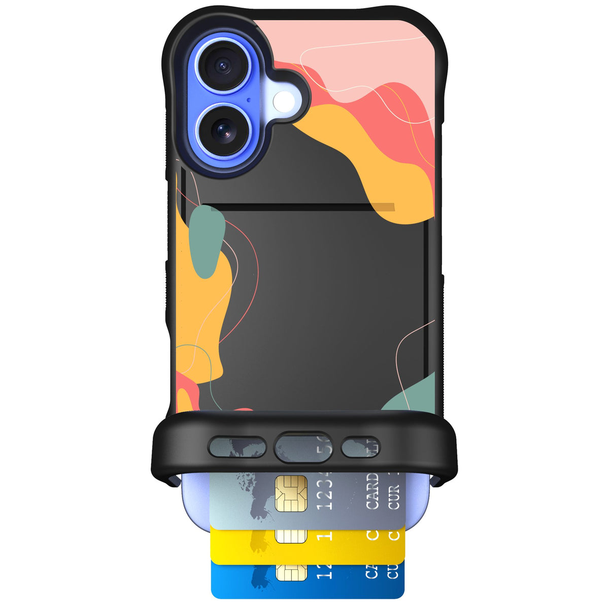Scooch Wingmate Abstract Pastel for iPhone 16 — Case