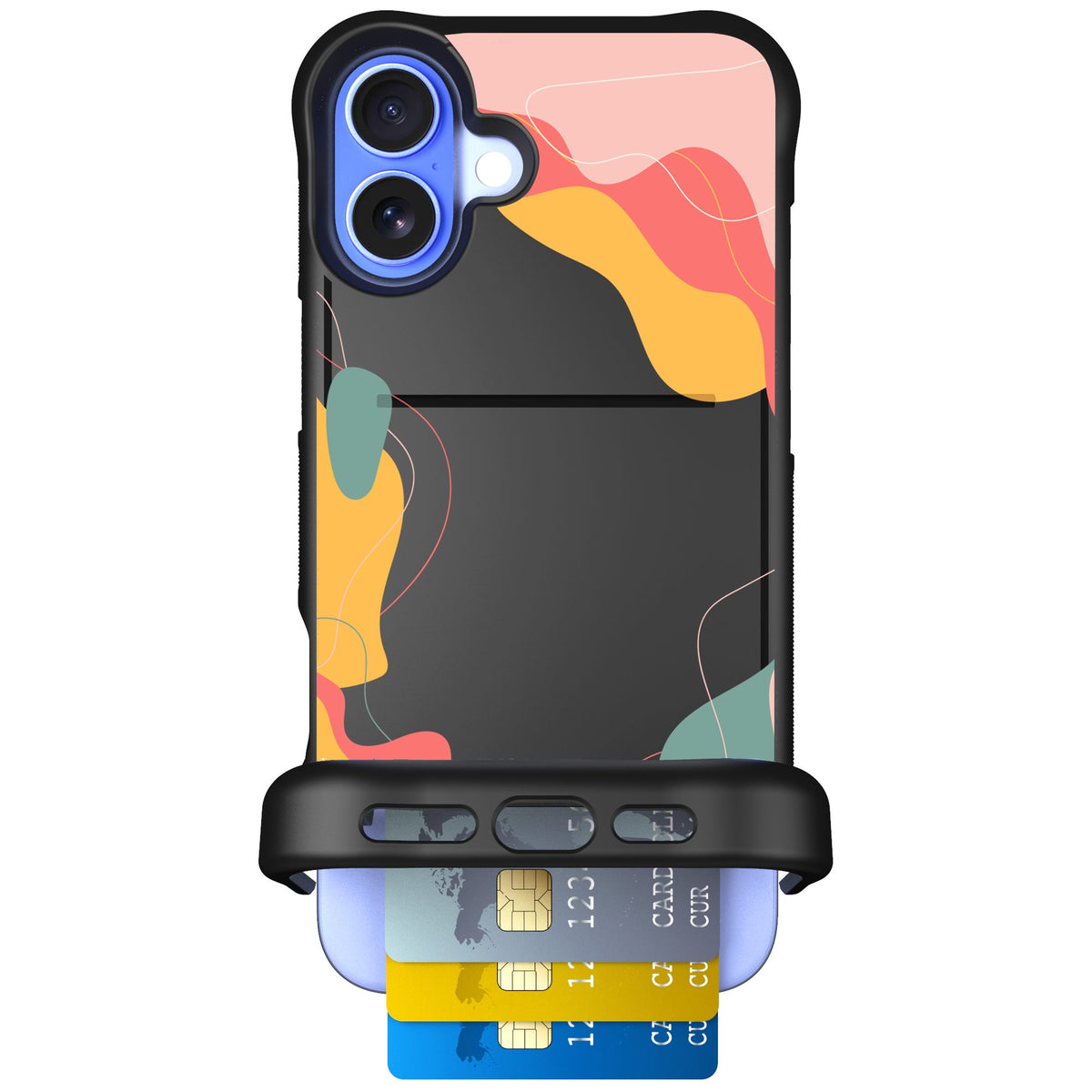 Scooch Wingmate Abstract Pastel for iPhone 16 Plus — Case