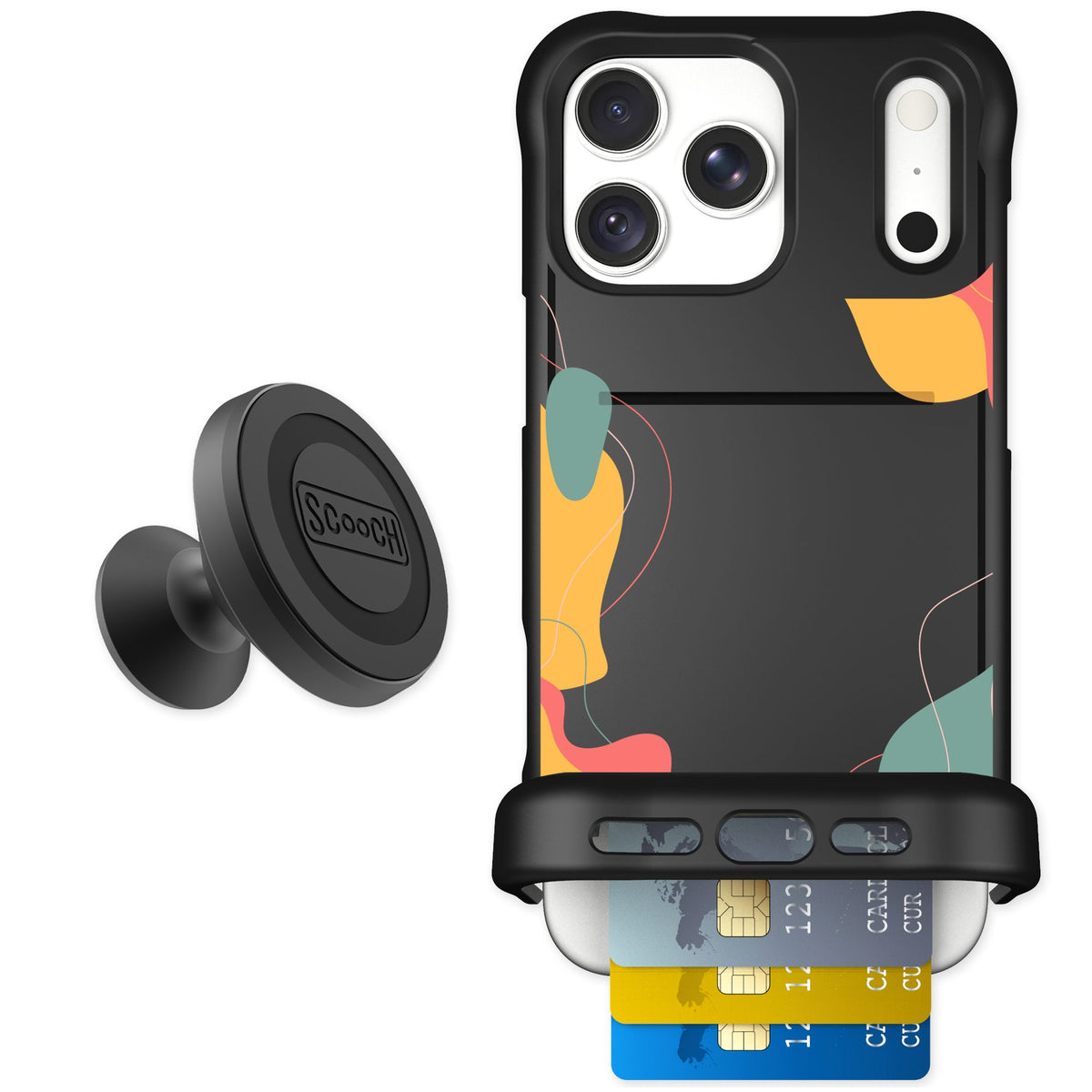Scooch Wingmate Abstract Pastel for iPhone 18 Pro Max — Starter Bundle