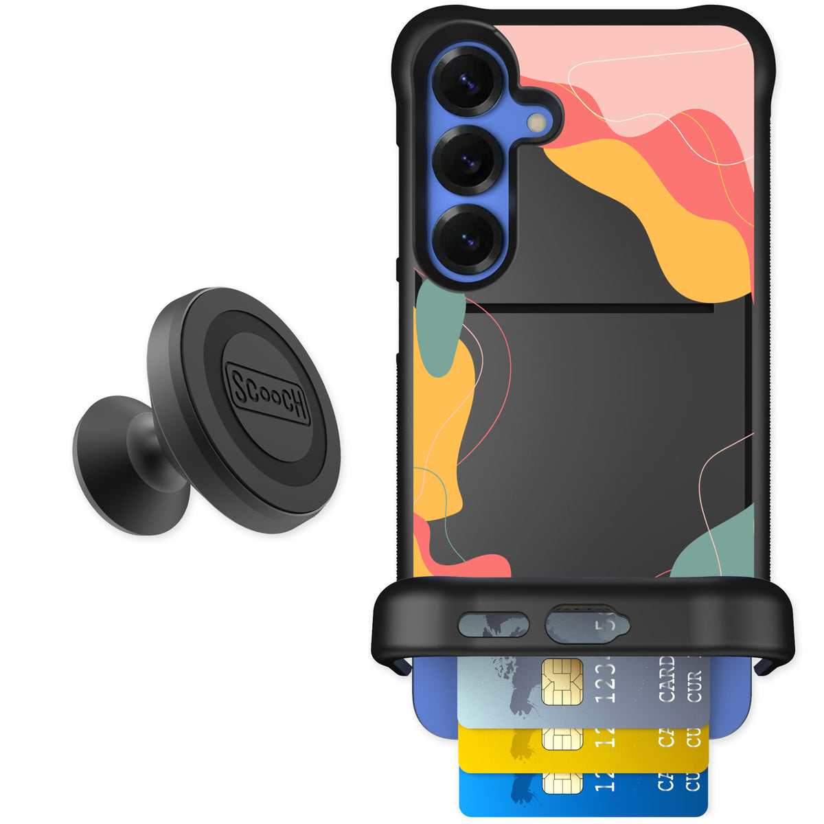 Scooch Wingmate Abstract Pastel for Galaxy S25+ — Starter Bundle