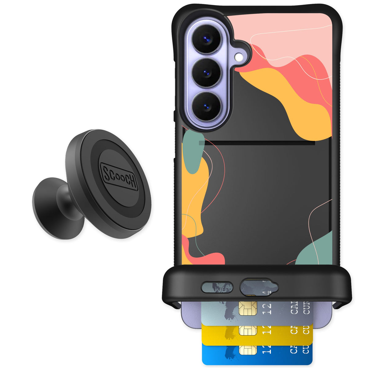 Scooch Wingmate Abstract Pastel for Galaxy S26+ — Starter Bundle