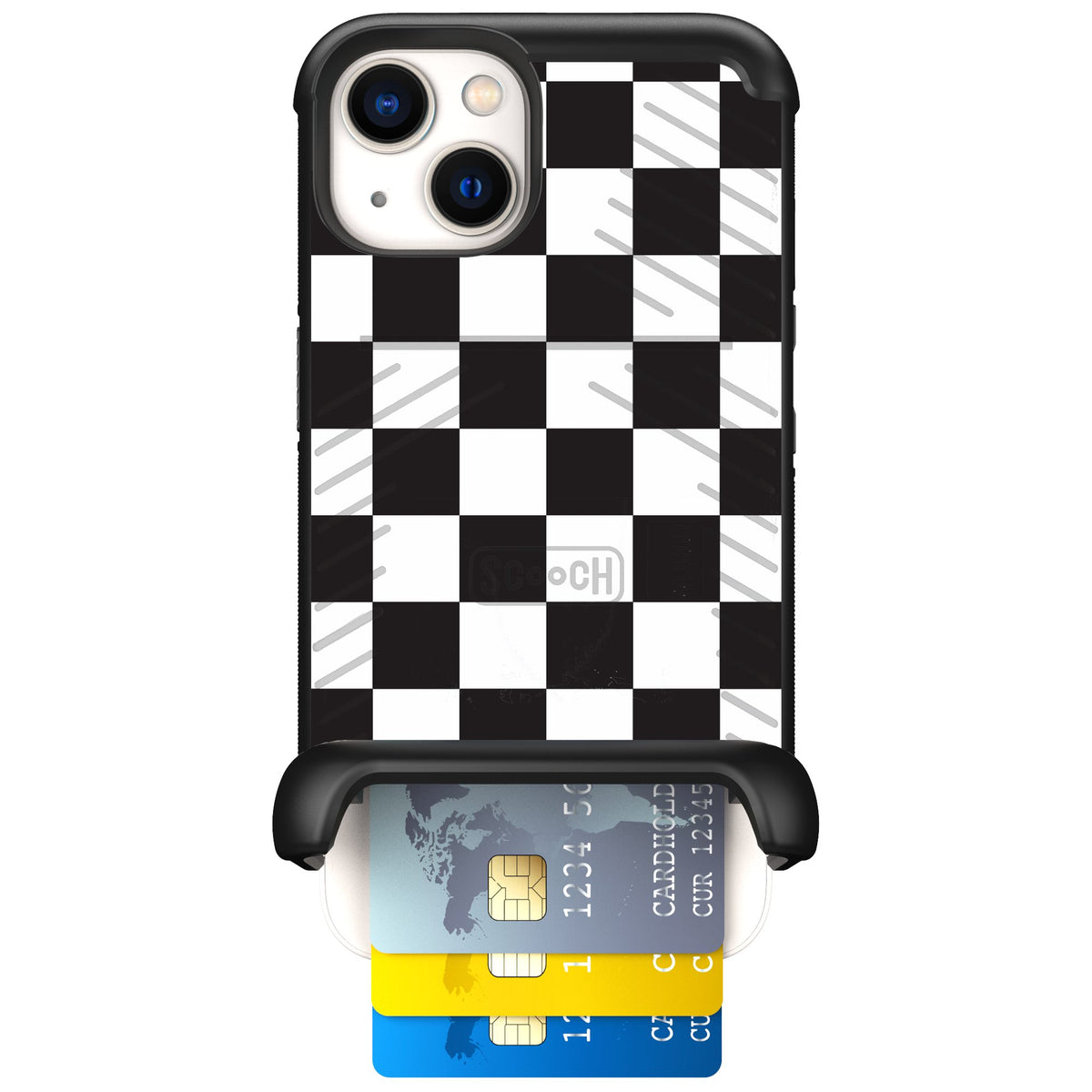 Scooch Wingmate Checkered for iPhone 13 — Case