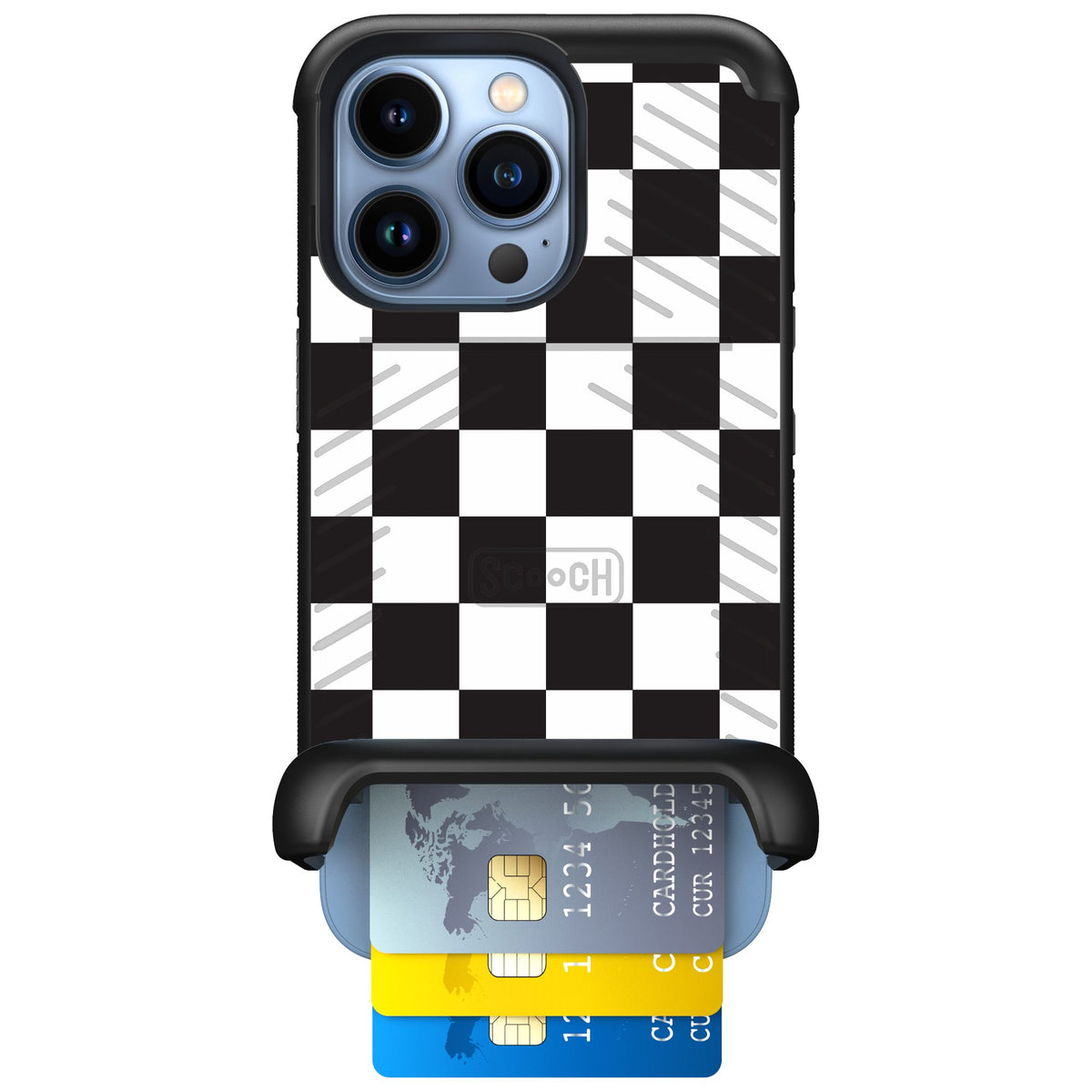 Scooch Wingmate Checkered for iPhone 13 Pro — Case