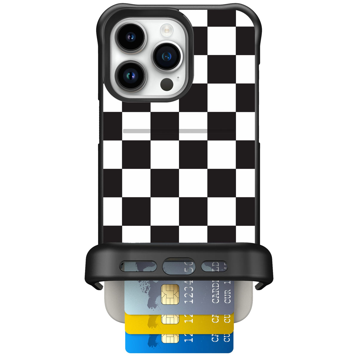 Scooch Wingmate Checkered for iPhone 15 Pro Max — Case