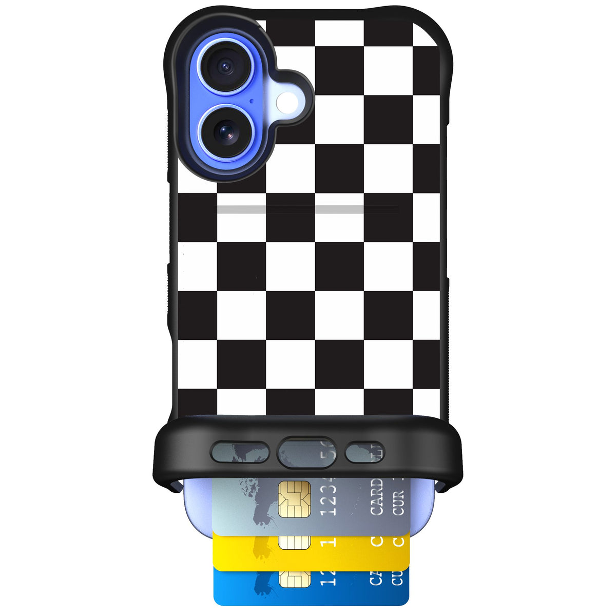Scooch Wingmate Checkered for iPhone 16 — Case