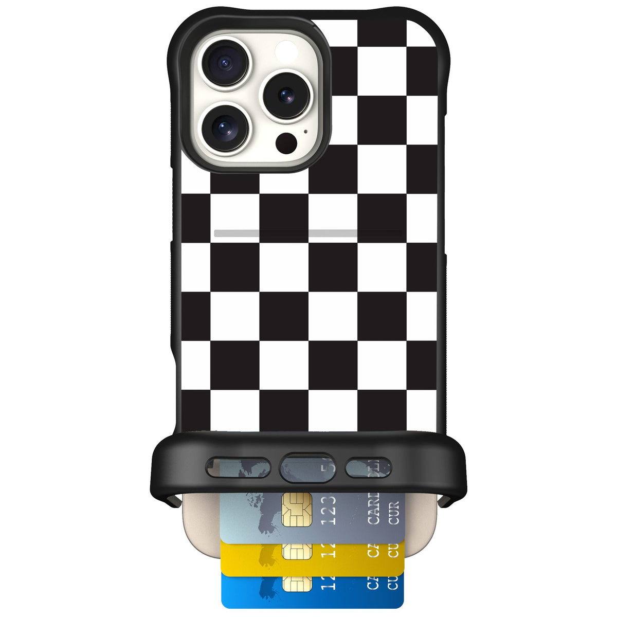 Scooch Wingmate Checkered for iPhone 16 Pro Max — Case