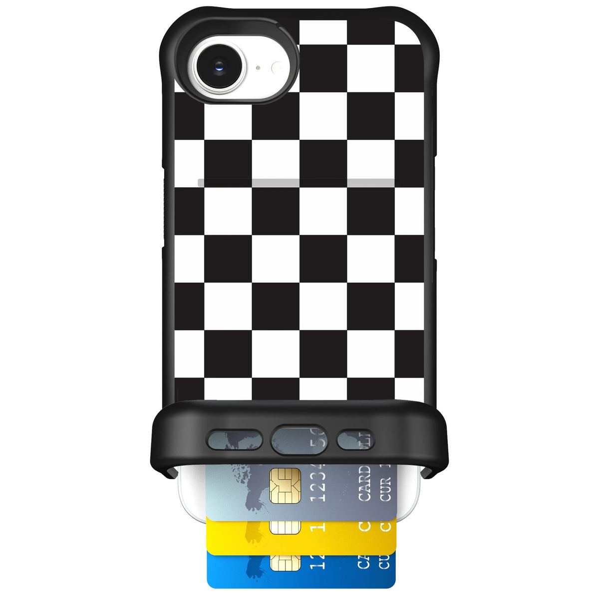 Scooch Wingmate Checkered for iPhone 16e — Case