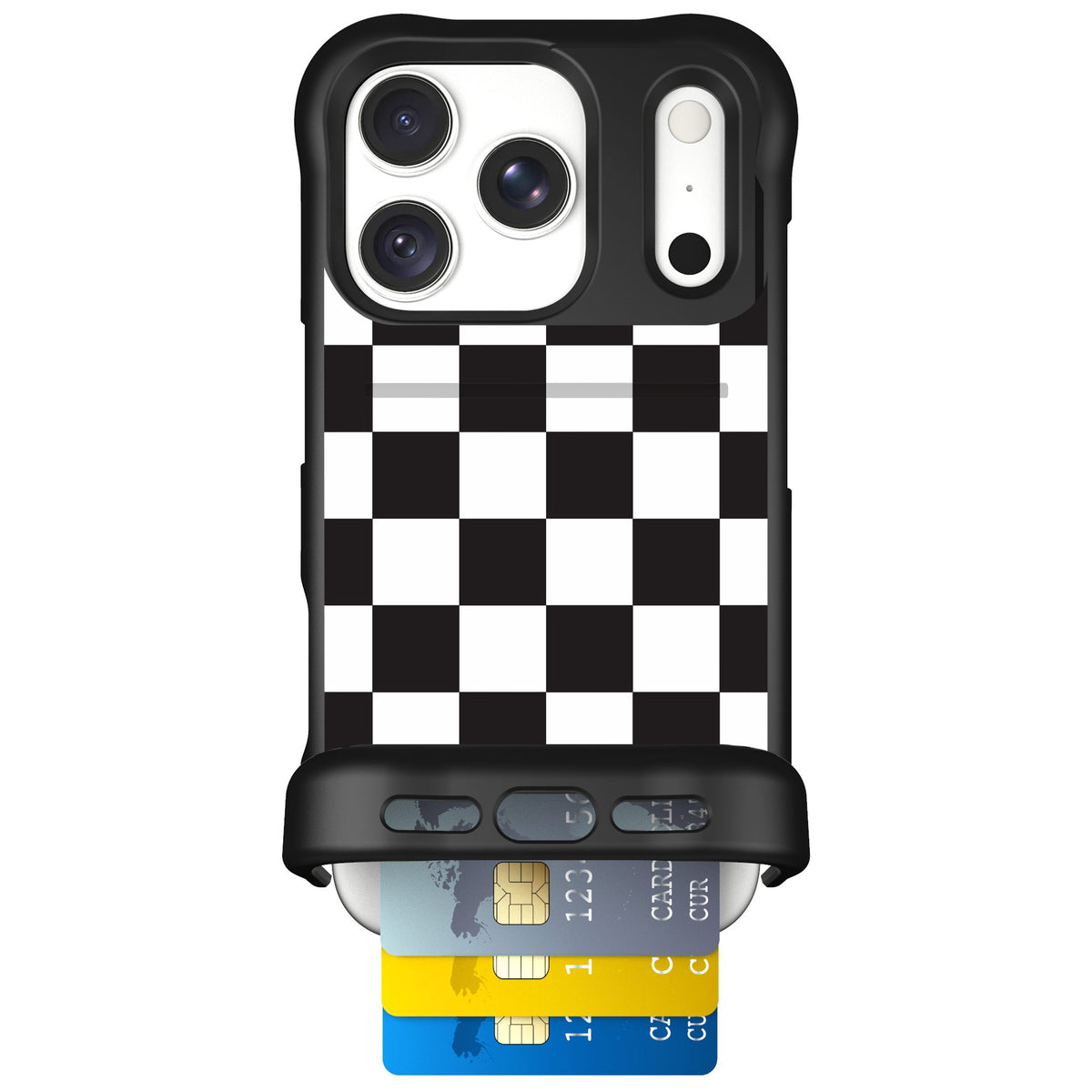 Scooch Wingmate Checkered for iPhone 18 Pro — Case