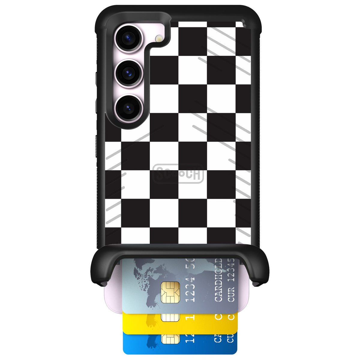 Scooch Wingmate Checkered for Galaxy S23 — Case