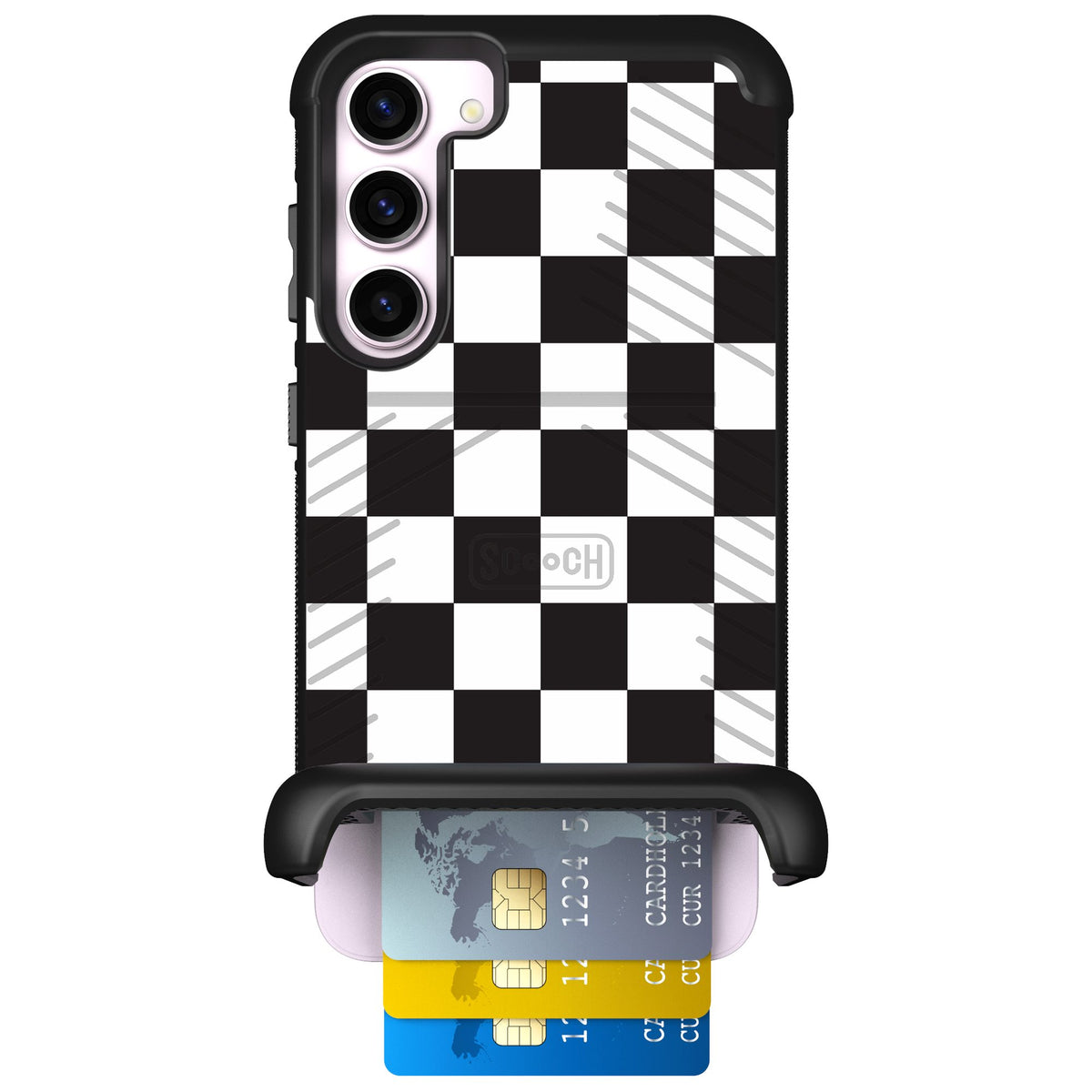 Scooch Wingmate Checkered for Galaxy S23+ — Case