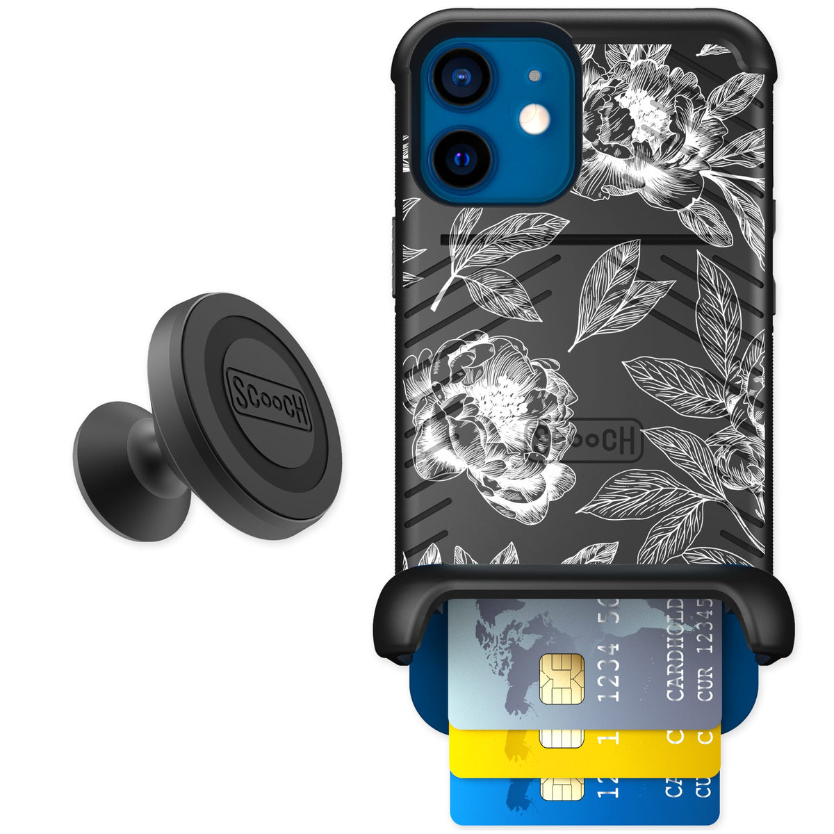 Scooch Wingmate Chinoiserie for iPhone 12 — Starter Bundle