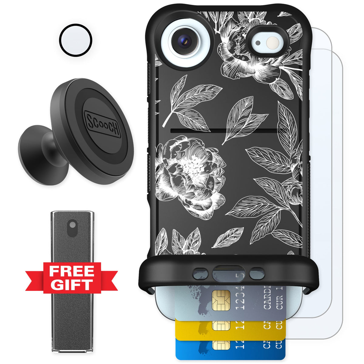 Scooch Wingmate Chinoiserie for iPhone Air — Defender Bundle