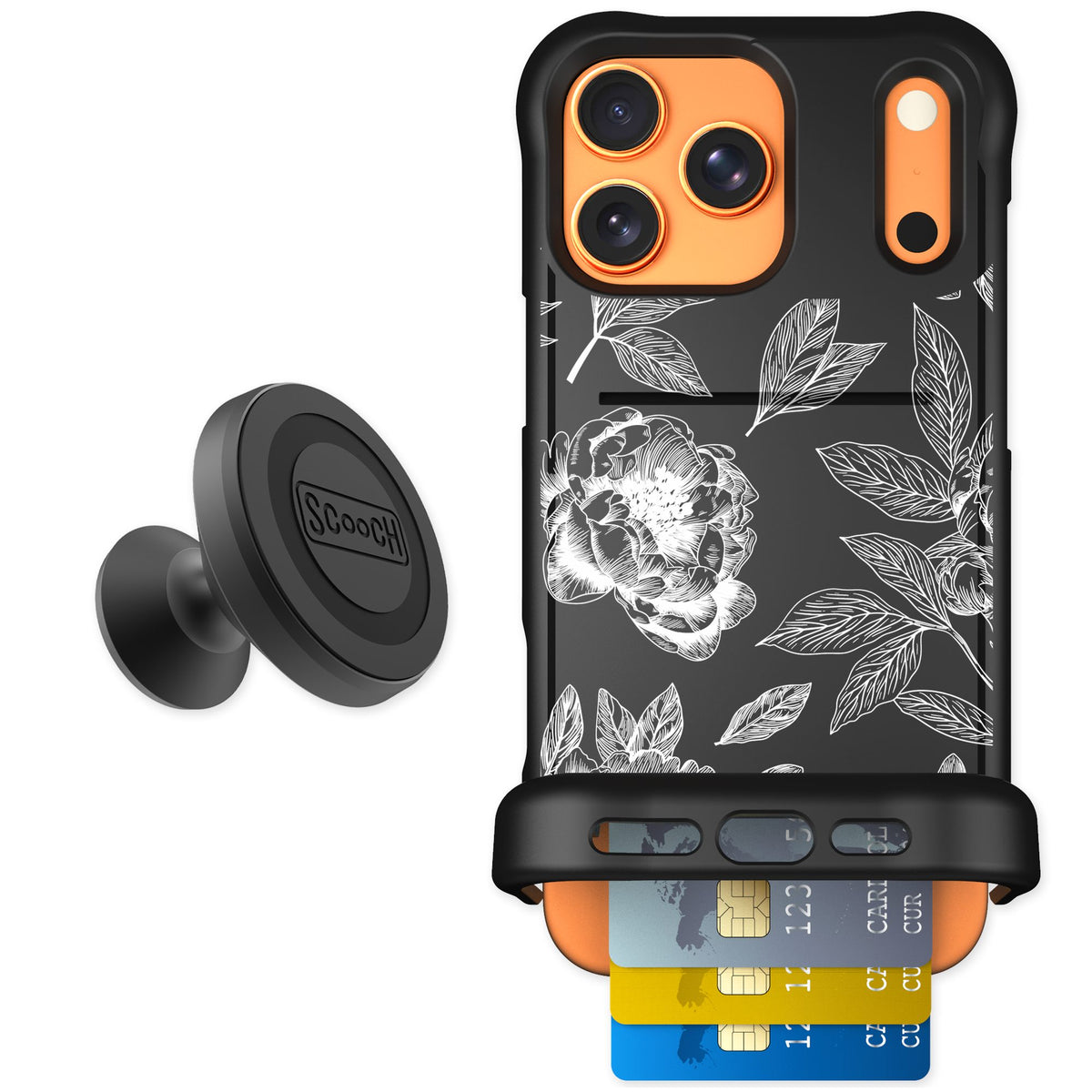 Scooch Wingmate Chinoiserie for iPhone 17 Pro Max — Starter Bundle