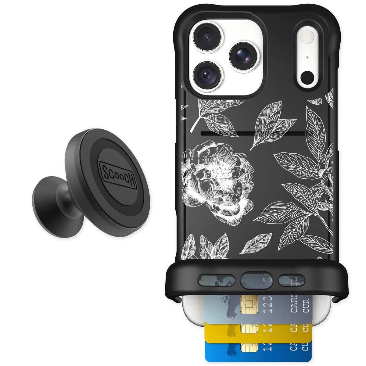 Scooch Wingmate Chinoiserie for iPhone 18 Pro Max — Starter Bundle