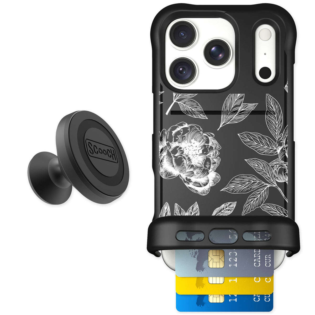 Scooch Wingmate Chinoiserie for iPhone 18 Pro — Starter Bundle