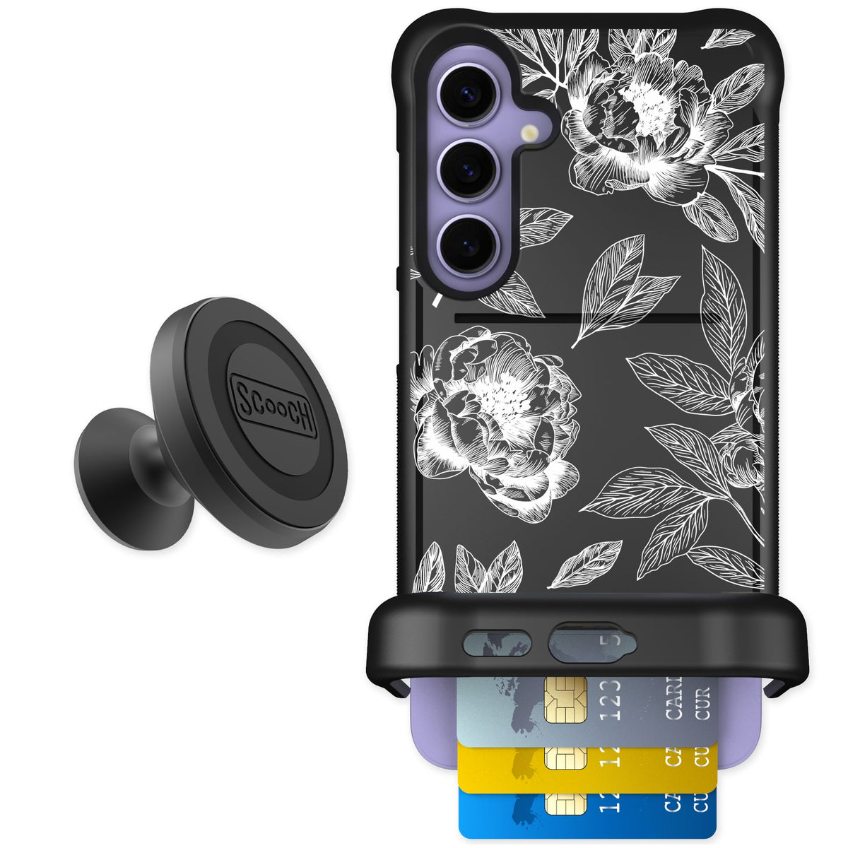 Scooch Wingmate Chinoiserie for Galaxy S24+ — Starter Bundle