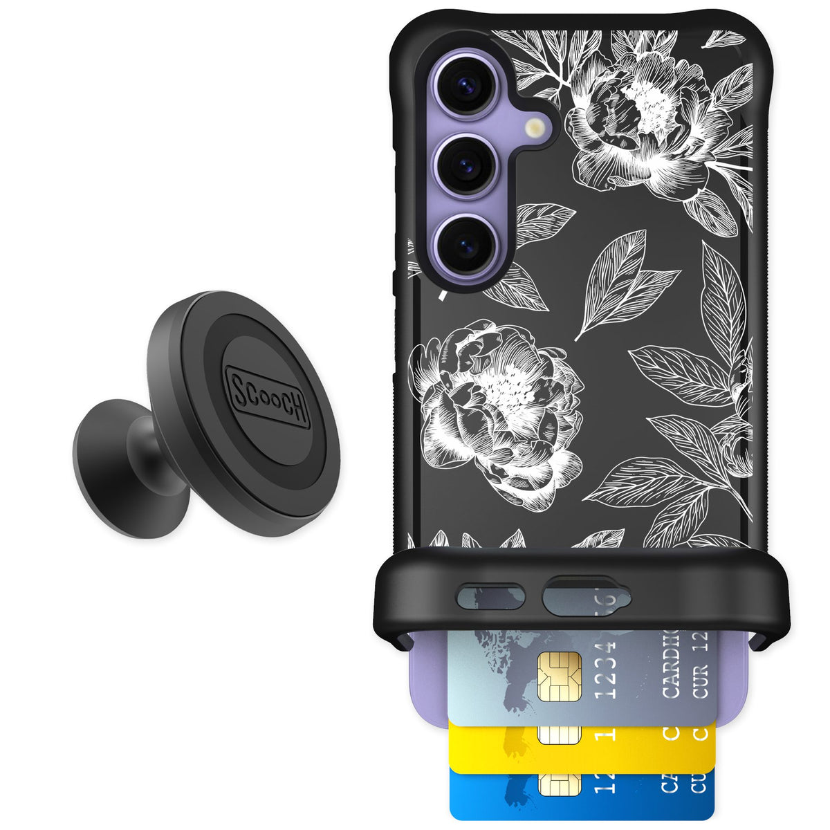 Scooch Wingmate Chinoiserie for Galaxy S24 — Starter Bundle