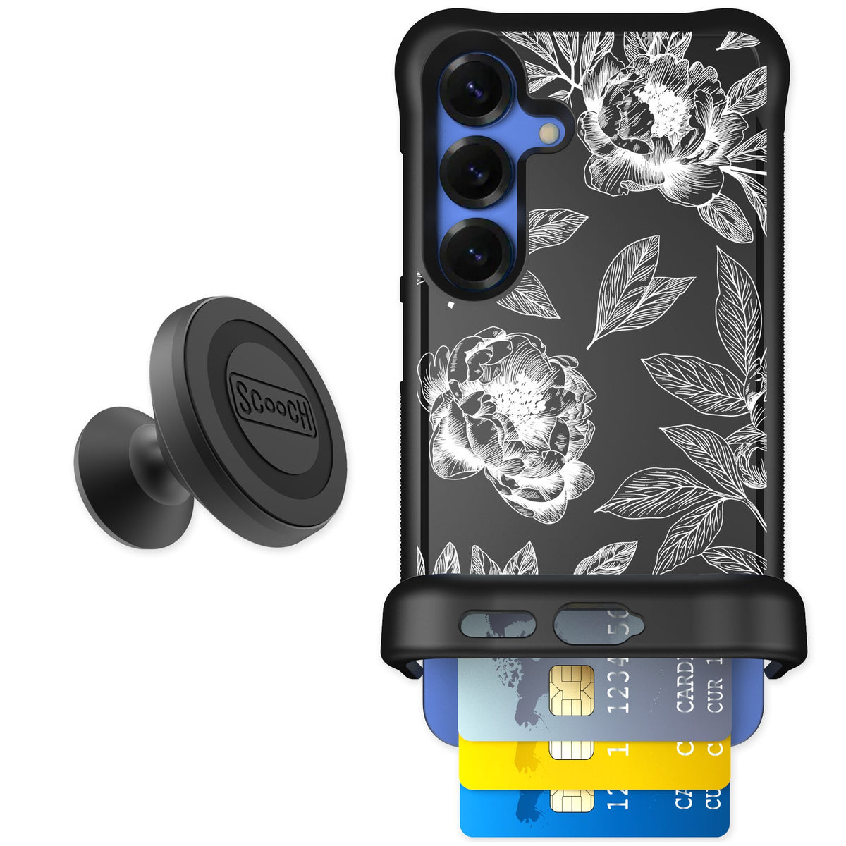 Scooch Wingmate Chinoiserie for Galaxy S25 — Starter Bundle
