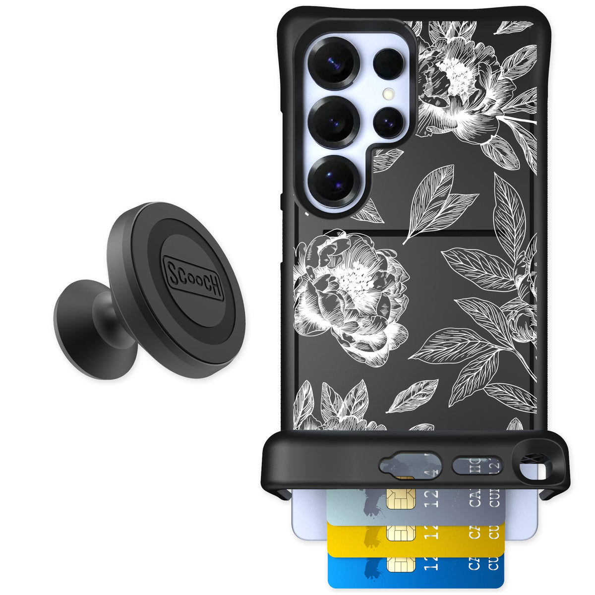 Scooch Wingmate Chinoiserie for Galaxy S25 Ultra — Starter Bundle