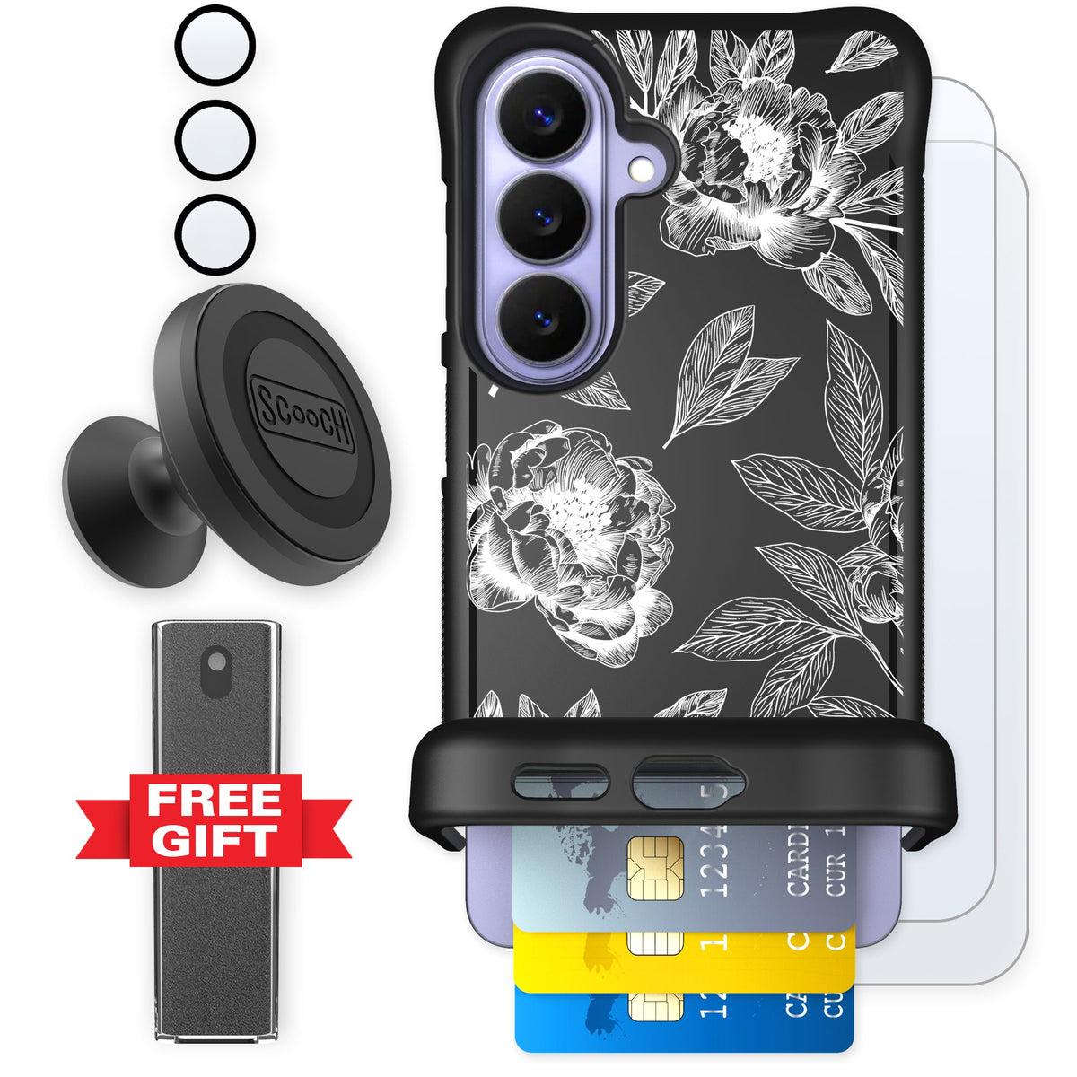 Scooch Wingmate Chinoiserie for Galaxy S26 — Defender Bundle