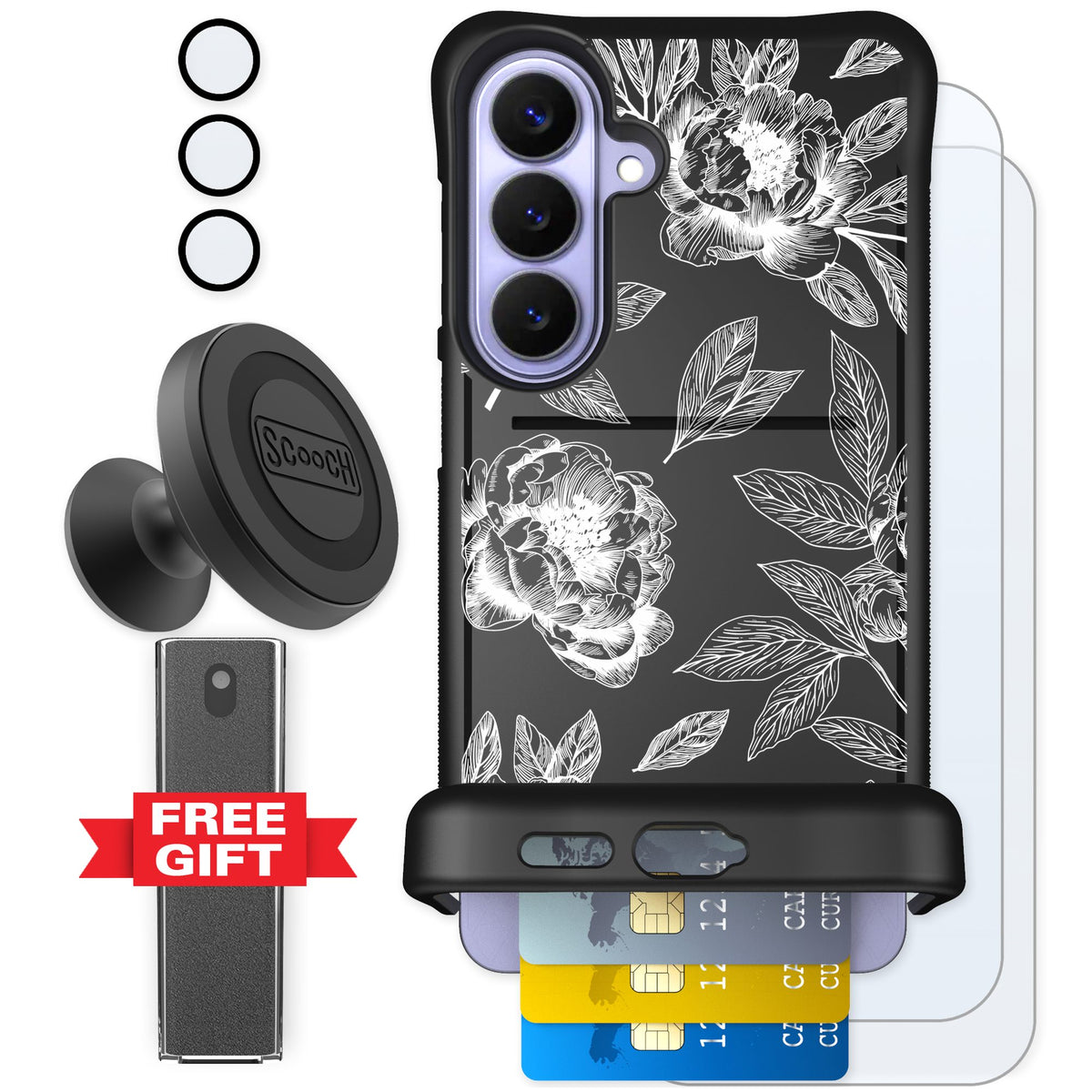 Scooch Wingmate Chinoiserie for Galaxy S26+ — Defender Bundle
