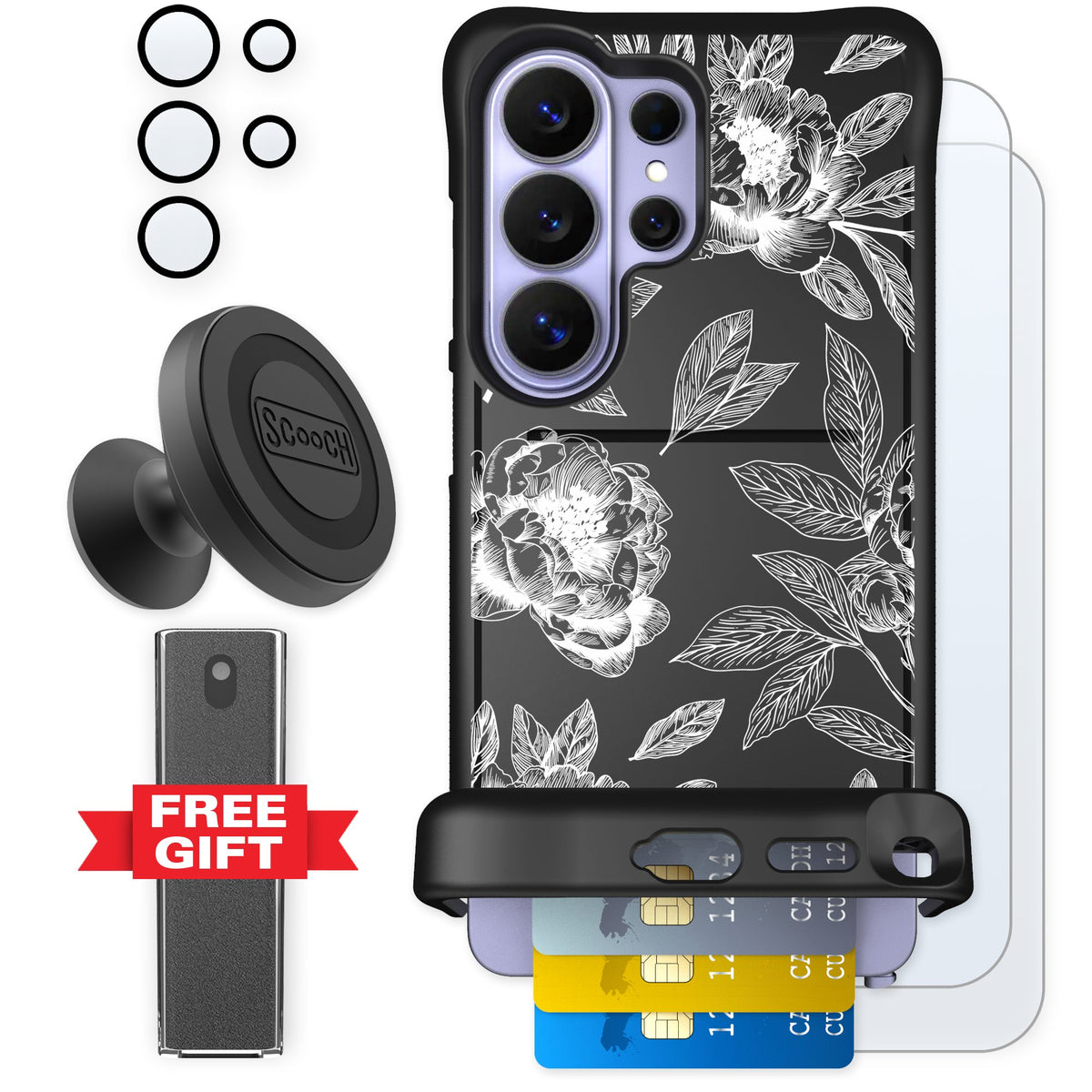 Scooch Wingmate Chinoiserie for Galaxy S26 Ultra — Defender Bundle